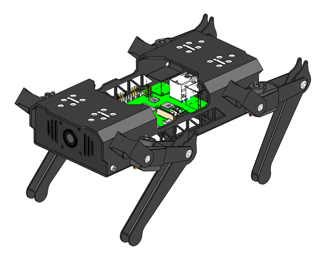 PuppyPi quadruped robotics platform